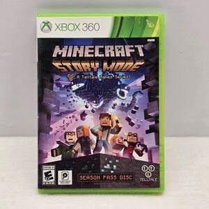 Minecraft Story Mode Xbox 360 Season Pass Disc ONlY CIB